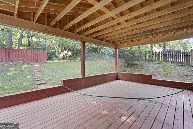 2067 Kinridge Ct, Marietta, GA 30062 - view of wooden deck