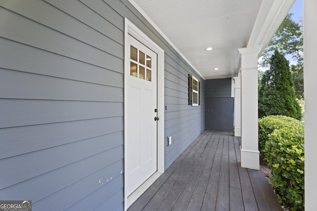 2067 Kinridge Ct, Marietta, GA 30062 - view of wooden porch