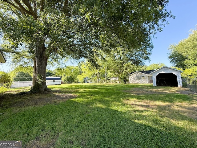 132 Carey St, Elberton, GA 30635 - view of yard featuring an outdoor structure