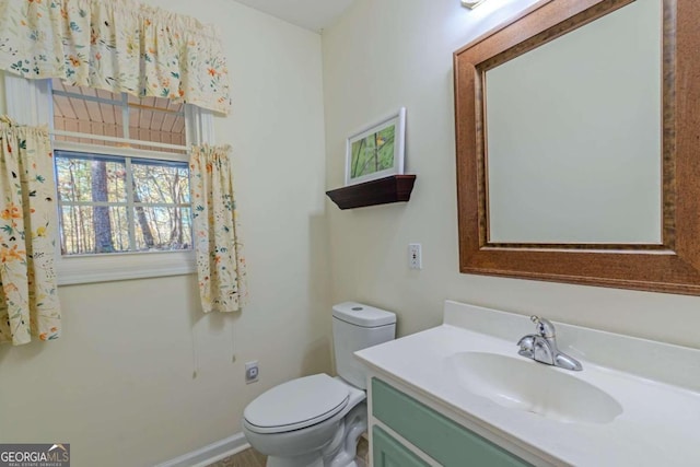 32 N Muscogee Dr, Ellijay, GA 30540 - bathroom featuring vanity and toilet