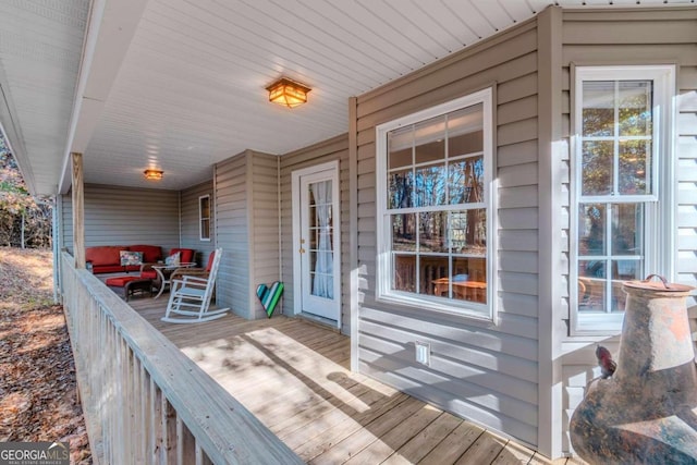 32 N Muscogee Dr, Ellijay, GA 30540 - view of porch