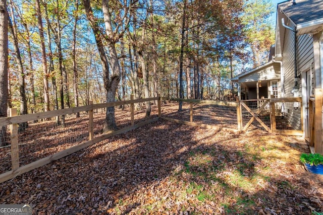 32 N Muscogee Dr, Ellijay, GA 30540 - view of yard featuring a gate