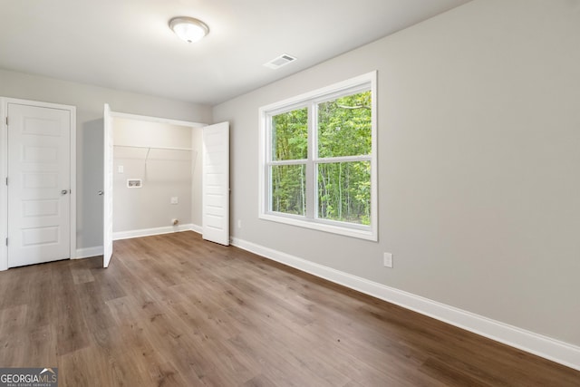68 Davis Lake Rd Lot 16, Thomaston, GA 30286 - unfurnished bedroom featuring wood finished floors and baseboards