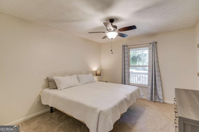 2020 Commonwealth Pl, Cumming, GA 30041 - bedroom featuring light carpet, baseboards, and ceiling fan