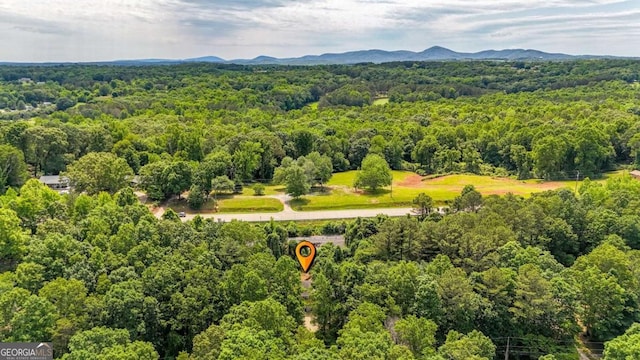 405 Scenic View Dr, Jasper, GA 30143 - aerial view of a heavily wooded area and a mountain backdrop