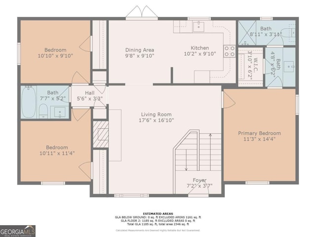 405 Scenic View Dr, Jasper, GA 30143 - property floor plan