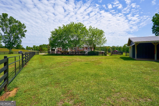 4320 Sandy Creek Rd, Madison, GA 30650 - view of yard with an outbuilding