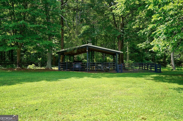 4320 Sandy Creek Rd, Madison, GA 30650 - view of yard featuring a gazebo