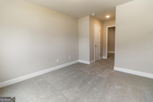 215 Davis Lake Ct Lot 2, Thomaston, GA 30286 - carpeted spare room featuring baseboards, recessed lighting, and a smoke detector