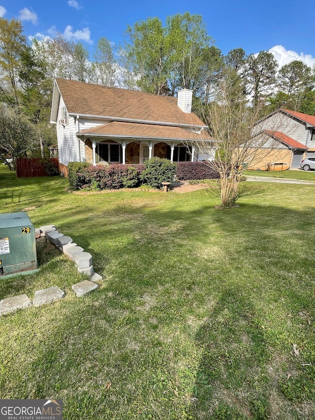 2884 Mountbery Dr, Snellville, GA 30039 - view of front of property featuring a chimney