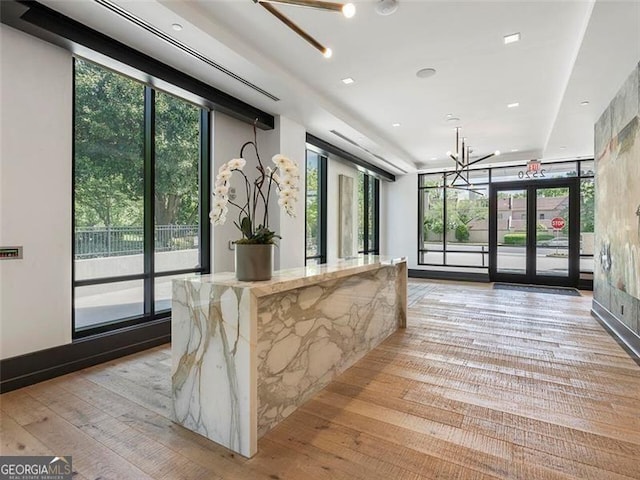 2520 Peachtree Rd Unit 403, Atlanta, GA 30305 - reception area featuring a chandelier