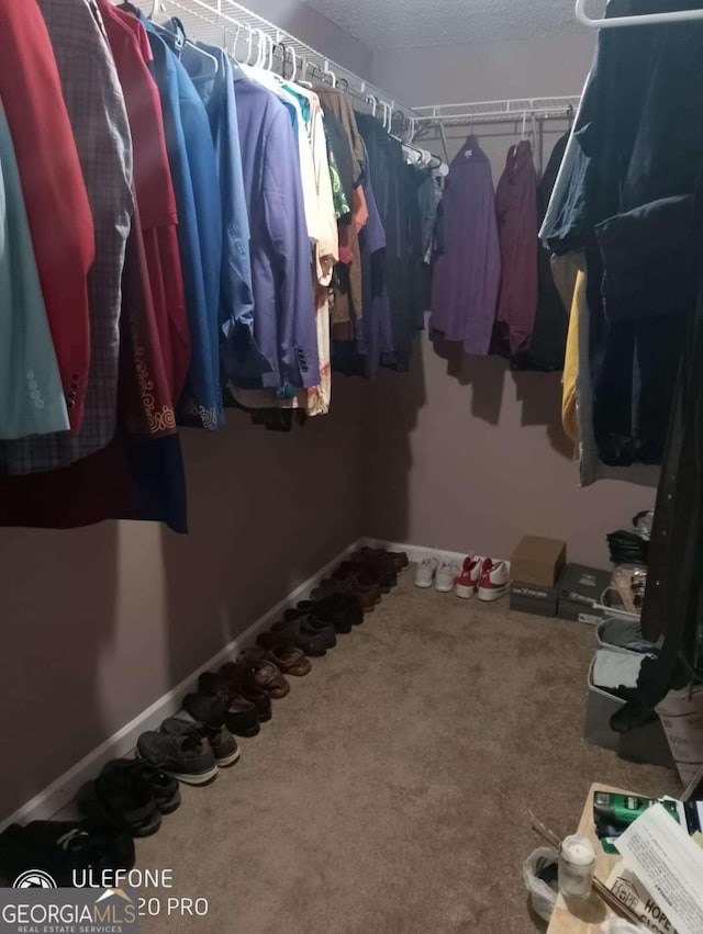 2918 Egret Ln, Austell, GA 30106 - walk in closet with carpet floors