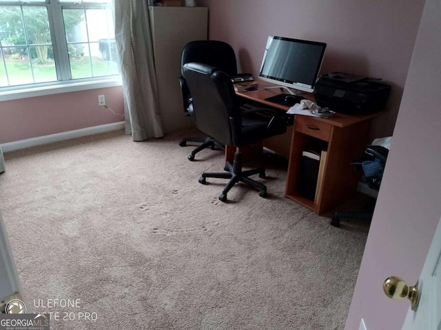2918 Egret Ln, Austell, GA 30106 - carpeted office featuring baseboards