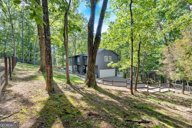 510 Watergate Ct, Roswell, GA 30076 - view of yard with a garage