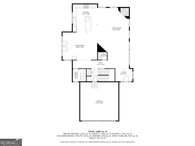 510 Watergate Ct, Roswell, GA 30076 - view of floor plan / room layout