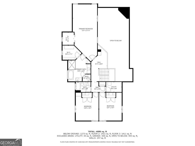 510 Watergate Ct, Roswell, GA 30076 - view of room layout