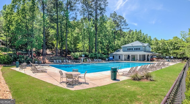 510 Watergate Ct, Roswell, GA 30076 - community pool featuring a patio area