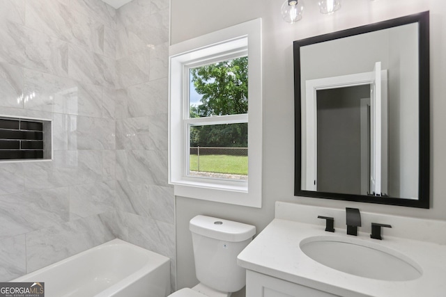 3189 Jackson Unit A, Hapeville, GA 30354 - bathroom with vanity and  shower combination