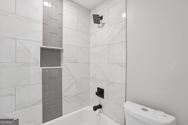 3189 Jackson Unit A, Hapeville, GA 30354 - bathroom with toilet and shower / bath combination