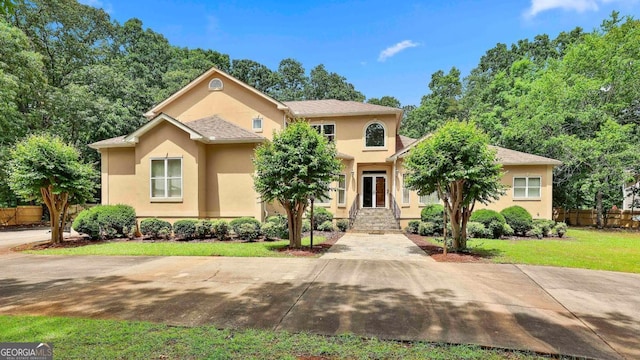 226 Long Island Dr, Whitesburg, GA 30185 - view of front of house featuring stucco siding