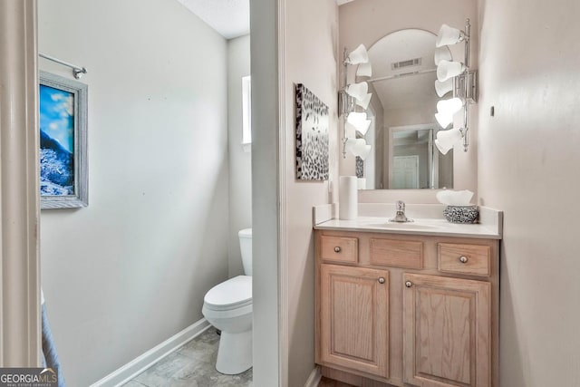 226 Long Island Dr, Whitesburg, GA 30185 - half bathroom featuring toilet and vanity