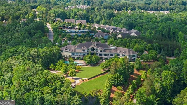 3554 Black Cherry Pt SW, Gainesville, GA 30504 - aerial view of property's location with a heavily wooded area