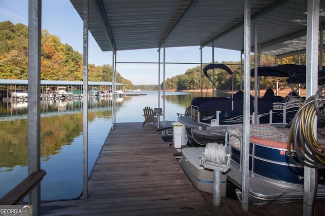 3554 Black Cherry Pt SW, Gainesville, GA 30504 - dock area featuring a water view