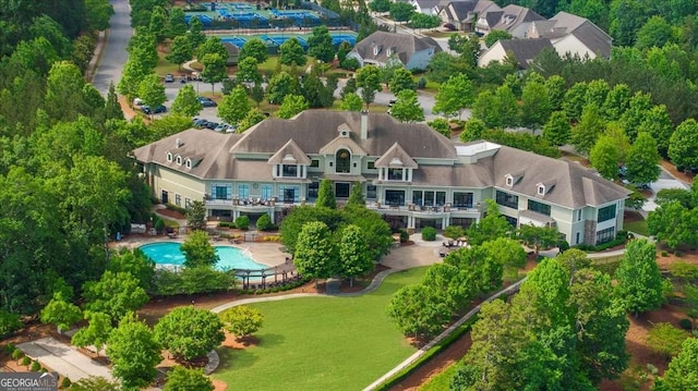 3554 Black Cherry Pt SW, Gainesville, GA 30504 - view from above of property featuring a pool area