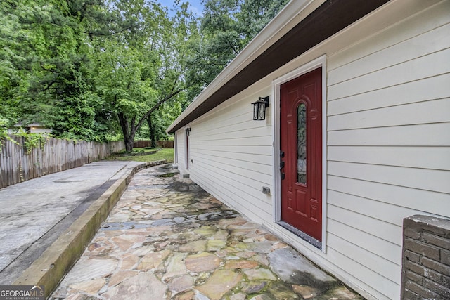 523 Mount Zion, Hapeville, GA 30354 - view of exterior entry featuring a patio area and driveway