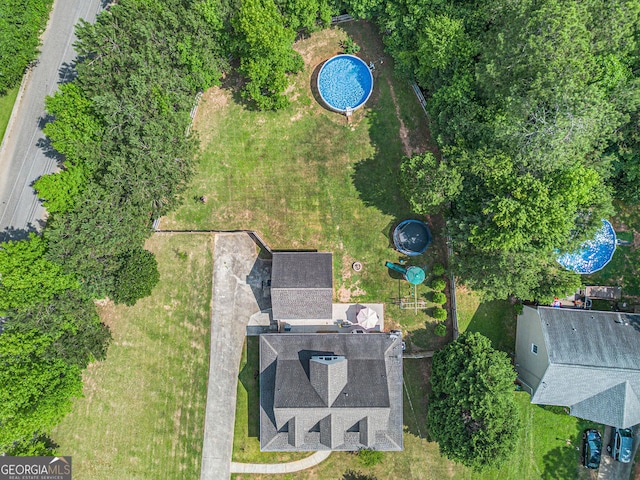 385 Eagles Nest Cir, Carrollton, GA 30116 - drone / aerial view of a pool