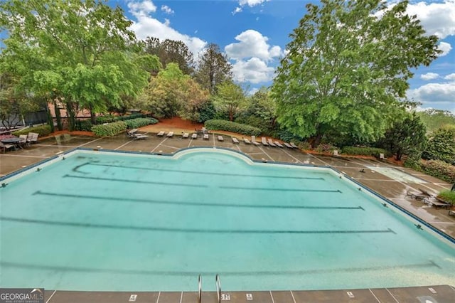 6206 Carriage Gate Ln Unit 6, Mableton, GA 30126 - community pool featuring view of scattered trees