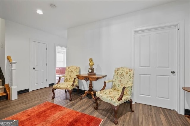4356 N Buckhead Dr NE, Atlanta, GA 30342 - sitting room featuring wood finished floors