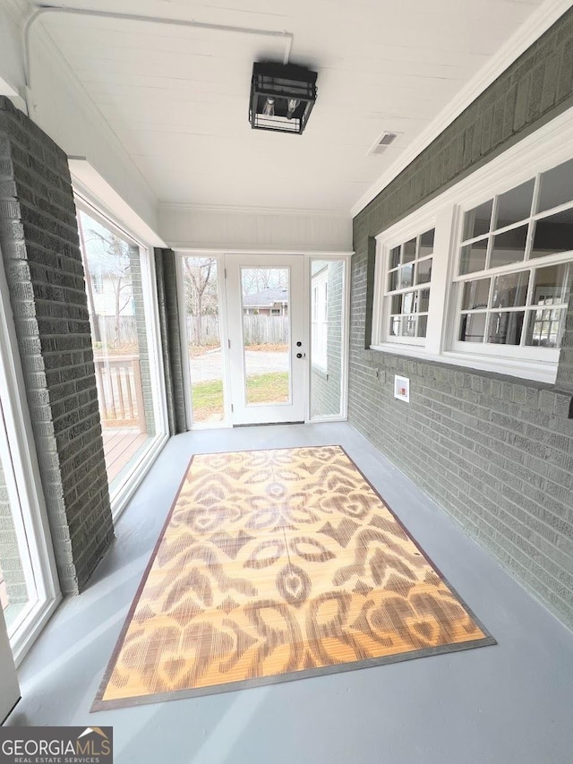 125 Oak Ave, Carrollton, GA 30117 - view of unfurnished sunroom