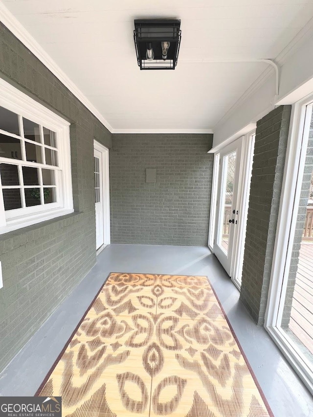 125 Oak Ave, Carrollton, GA 30117 - view of unfurnished sunroom