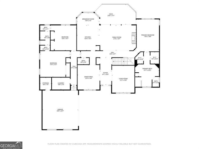 3600 Goldenrod Dr, Alpharetta, GA 30005 - floor plan / room layout