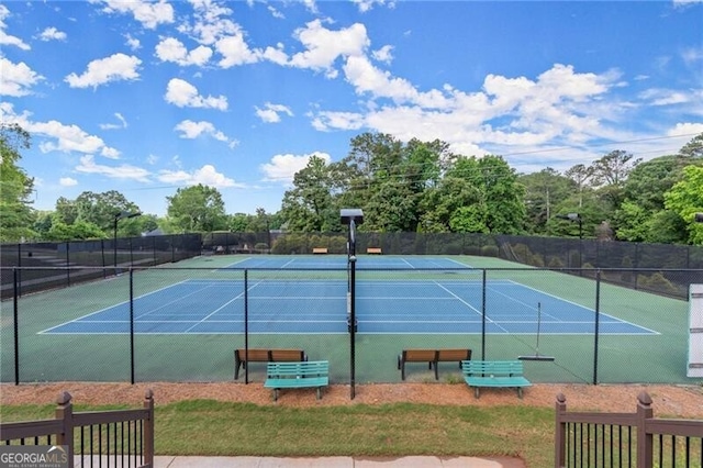 3600 Goldenrod Dr, Alpharetta, GA 30005 - view of tennis court