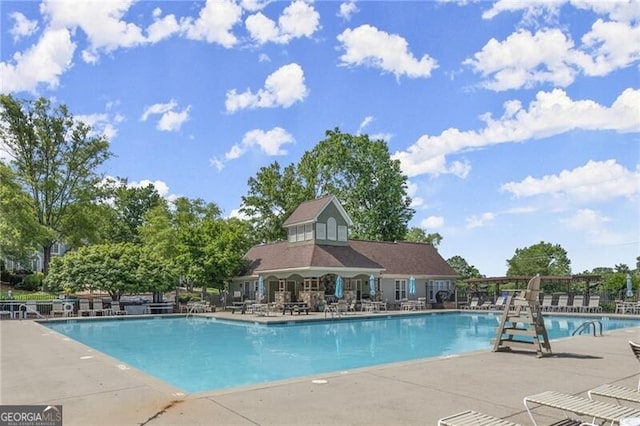 3600 Goldenrod Dr, Alpharetta, GA 30005 - community pool featuring a patio