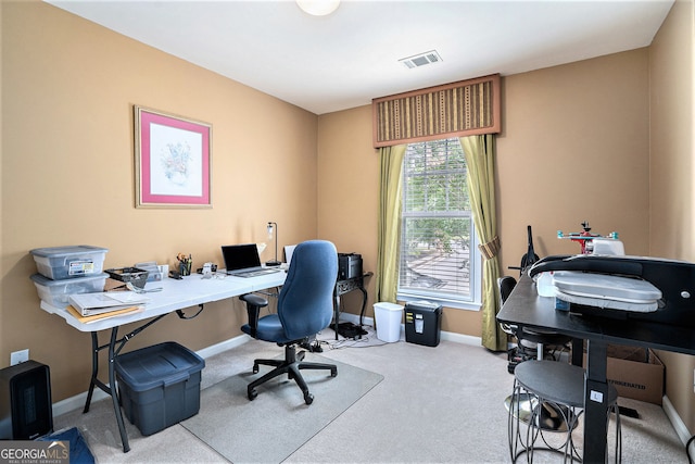 129 Finsbury Ln, Woodstock, GA 30188 - carpeted office featuring baseboards