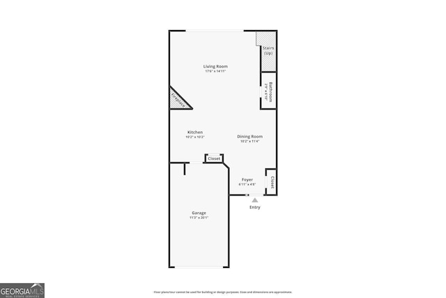 129 Finsbury Ln, Woodstock, GA 30188 - property floor plan