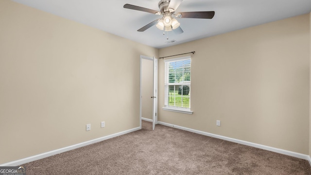 20 Walton Creek Dr SW, Rome, GA 30165 - carpeted empty room with baseboards and ceiling fan