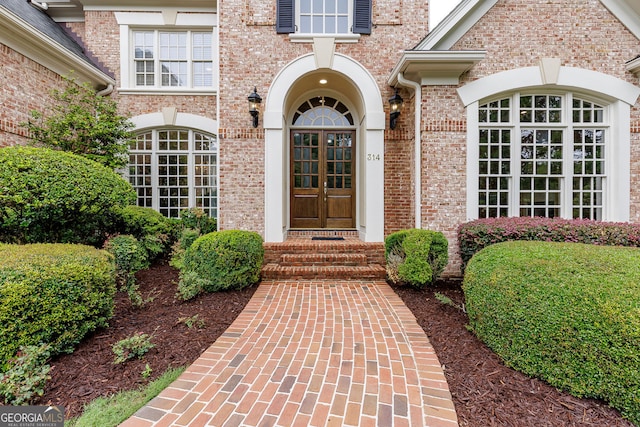 314 Caruso Ct, Sandy Springs, GA 30350 - doorway to property featuring brick siding
