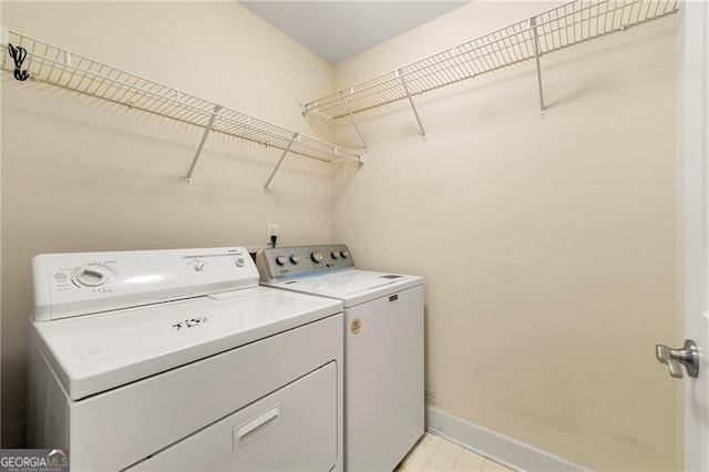 2001 Macland Square Dr Unit 11, Marietta, GA 30064 - washroom featuring washer and clothes dryer and baseboards