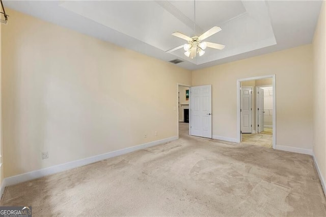 2001 Macland Square Dr Unit 11, Marietta, GA 30064 - unfurnished bedroom featuring carpet flooring, baseboards, and a tray ceiling