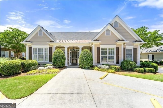 2001 Macland Square Dr Unit 11, Marietta, GA 30064 - view of front of property featuring covered porch, a standing seam roof, and metal roof