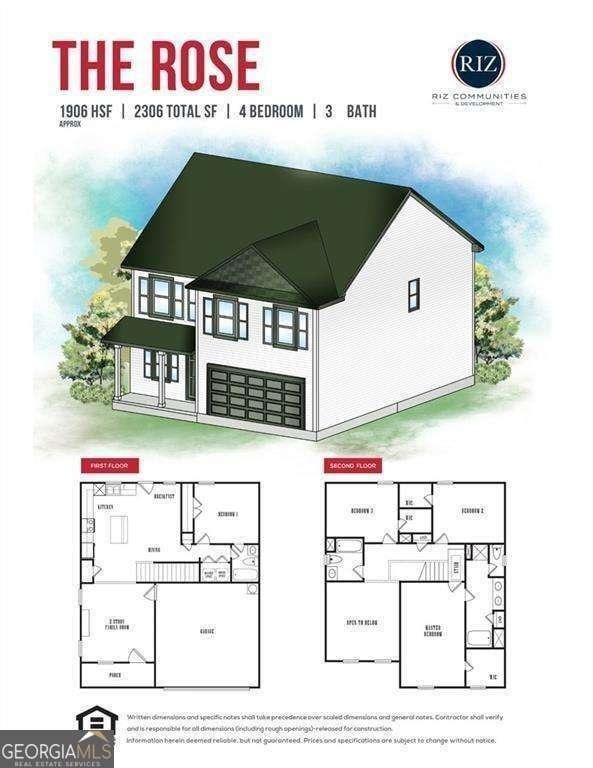 192 Paces Lakes Pt, Dallas, GA 30157 - floor plan / room layout