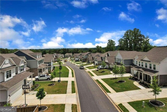 6775 Cambridge Dr, Flowery Branch, GA 30542 - aerial perspective of suburban area