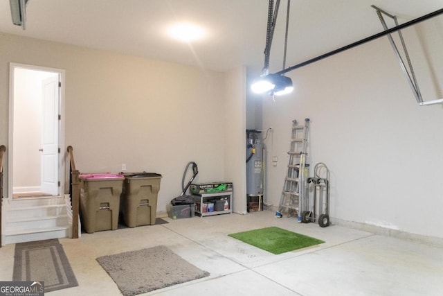 2665 Crowbrook Way, Cumming, GA 30040 - garage with a garage door opener and water heater