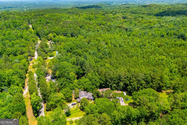 258 Big Oak Rd, Whitesburg, GA 30185 - drone / aerial view of a heavily wooded area