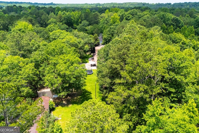 258 Big Oak Rd, Whitesburg, GA 30185 - aerial view of a forest