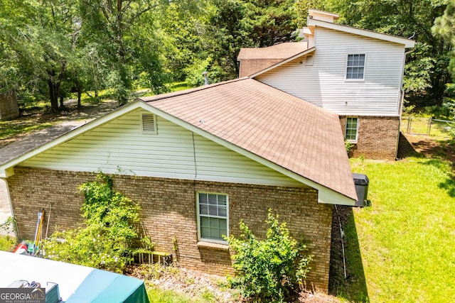 258 Big Oak Rd, Whitesburg, GA 30185 - view of side of property featuring brick siding